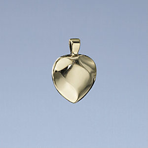 14K Gold Heart Pendant